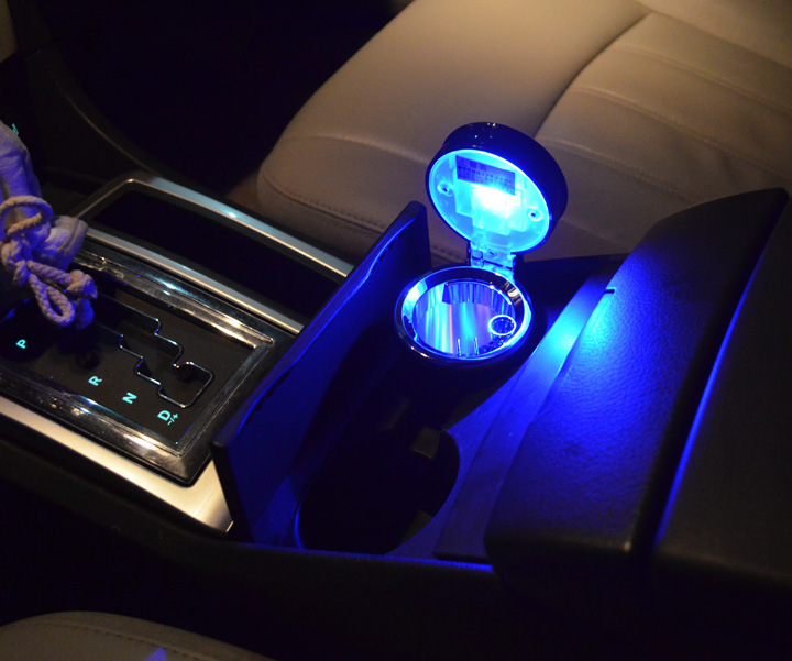 Car Ashtray With LED Light